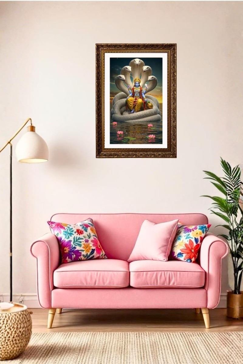 Vertical16X24 Inches Frame Big Photo Frame - 20x28 Inches For Home,Temple & Office Decoration (F10924)