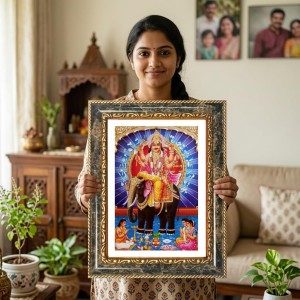 Radhaa Krishna Decorative Photo Frame With White Mount | Premium Wall & Tabletop Picture Frame | Home, Office & Temple Decoration | 12x16 Inch (Pack Of 1) (F31613) Radhaa Krishna Decorative Photo Frame With White Mount | Premium Wall & Tabletop Picture Frame | Home, Office & Temple Decoration | 12x16 Inch (Pack Of 1) (F31613)