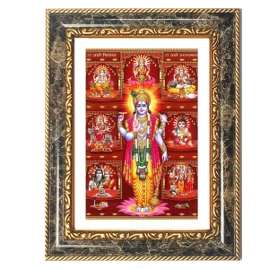 Vishnu Avatars Decorative Photo Frame With White Mount | Premium Wall & Tabletop Picture Frame | Home, Office & Temple Decoration | 10x14 Inch (Pack Of 1) (F33114) Vishnu Avatars Decorative Photo Frame With White Mount | Premium Wall & Tabletop Picture Frame | Home, Office & Temple Decoration | 10x14 Inch (Pack Of 1) (F33114)