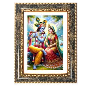 Radhaa Krishna Decorative Photo Frame With White Mount | Premium Wall & Tabletop Picture Frame | Home, Office & Temple Decoration | 8x12 Inch (Pack Of 1) (F31599) Radhaa Krishna Decorative Photo Frame With White Mount | Premium Wall & Tabletop Picture Frame | Home, Office & Temple Decoration | 8x12 Inch (Pack Of 1) (F31599)