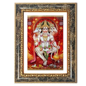 Hanuman Decorative Photo Frame With White Mount | Premium Wall & Tabletop Picture Frame | Home, Office & Temple Decoration | 12x16 Inch (Pack Of 1) (F32552) Hanuman Decorative Photo Frame With White Mount | Premium Wall & Tabletop Picture Frame | Home, Office & Temple Decoration | 12x16 Inch (Pack Of 1) (F32552)