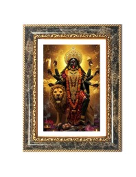 Kali Decorative Photo Frame With White Mount | Premium Wall & Tabletop Picture Frame | Home, Office & Temple Decoration | 8x12 Inch (Pack Of 1) (F31480)