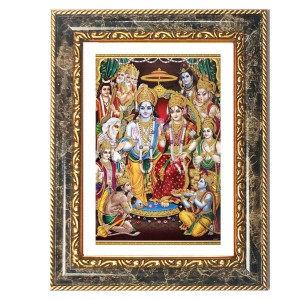 Ram Darbar Decorative Photo Frame With White Mount | Premium Wall & Tabletop Picture Frame | Home, Office & Temple Decoration | 8x12 Inch (Pack Of 1) (F33116) Ram Darbar Decorative Photo Frame With White Mount | Premium Wall & Tabletop Picture Frame | Home, Office & Temple Decoration | 8x12 Inch (Pack Of 1) (F33116)