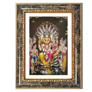 Swaminarayan Decorative Photo Frame With White Mount | Premium Wall & Tabletop Picture Frame | Home, Office & Temple Decoration | 12x16 Inch (Pack Of 1) (F31623) Swaminarayan Decorative Photo Frame With White Mount | Premium Wall & Tabletop Picture Frame | Home, Office & Temple Decoration | 12x16 Inch (Pack Of 1) (F31623)