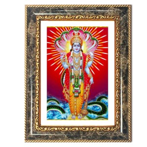 Vishnu Decorative Photo Frame With White Mount | Premium Wall & Tabletop Picture Frame | Home, Office & Temple Decoration | 8x12 Inch (Pack Of 1) (F32398) Vishnu Decorative Photo Frame With White Mount | Premium Wall & Tabletop Picture Frame | Home, Office & Temple Decoration | 8x12 Inch (Pack Of 1) (F32398)