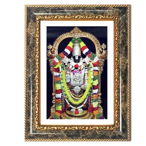 Venkateswara Swamy Decorative Photo Frame With White Mount | Premium Wall & Tabletop Picture Frame | Home, Office & Temple Decoration | 8x12 Inch (Pack Of 1) (F33097) Venkateswara Swamy Decorative Photo Frame With White Mount | Premium Wall & Tabletop Picture Frame | Home, Office & Temple Decoration | 8x12 Inch (Pack Of 1) (F33097)