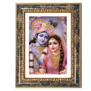 Radhaa Krishna Decorative Photo Frame With White Mount | Premium Wall & Tabletop Picture Frame | Home, Office & Temple Decoration | 12x16 Inch (Pack Of 1) (F33031) Radhaa Krishna Decorative Photo Frame With White Mount | Premium Wall & Tabletop Picture Frame | Home, Office & Temple Decoration | 12x16 Inch (Pack Of 1) (F33031)