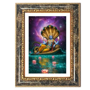 Vibrant Mountain Landscape Decorative Photo Frame With White Mount | Premium Wall & Tabletop Picture Frame | Home, Office & Temple Decoration | 12x16 Inch (Pack Of 1) (F32497)