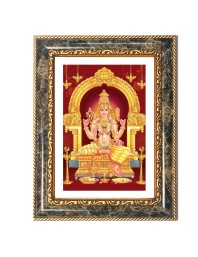Lakshmi Decorative Photo Frame With White Mount | Premium Wall & Tabletop Picture Frame | Home, Office & Temple Decoration | 8x12 Inch (Pack Of 1) (F32508)