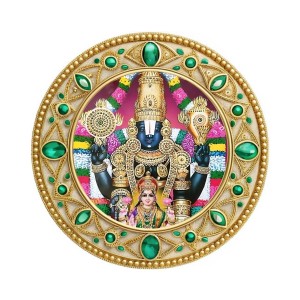 Lord Venkateswara and Goddess Padmavathi Fridge Magnet Wooden | Glossy Sublimation Print | 4x4 Inch | Strong Magnet Back | Decorative Magnet for Fridge, Almirah & Temple Decor (F23755) Lord Venkateswara and Goddess Padmavathi Fridge Magnet Wooden | Glossy Sublimation Print | 4x4 Inch | Strong Magnet Back | Decorative Magnet for Fridge, Almirah & Temple Decor (F23755)