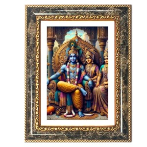 Ram Darbar Decorative Photo Frame With White Mount | Premium Wall & Tabletop Picture Frame | Home, Office & Temple Decoration | 8x12 Inch (Pack Of 1) (F33013) Ram Darbar Decorative Photo Frame With White Mount | Premium Wall & Tabletop Picture Frame | Home, Office & Temple Decoration | 8x12 Inch (Pack Of 1) (F33013)