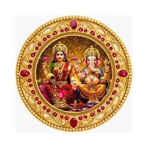 Goddess Lakshmi and Lord Ganeshaa Fridge Magnet Wooden | Glossy Sublimation Print | 4x4 Inch | Strong Magnet Back | Decorative Magnet for Fridge, Almirah & Temple Decor (F23701) Goddess Lakshmi and Lord Ganeshaa Fridge Magnet Wooden | Glossy Sublimation Print | 4x4 Inch | Strong Magnet Back | Decorative Magnet for Fridge, Almirah & Temple Decor (F23701)