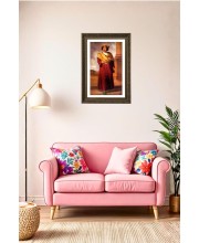 Vertical16X24 Inches Frame Big Photo Frame - 20x28 Inches For Home,Temple & Office Decoration (F10820)
