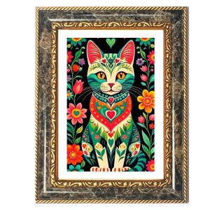 Modern Contemporary Painting Decorative Photo Frame With White Mount | Premium Wall & Tabletop Picture Frame | Home, Office & Temple Decoration | 12x16 Inch (Pack Of 1) (F32581) Modern Contemporary Painting Decorative Photo Frame With White Mount | Premium Wall & Tabletop Picture Frame | Home, Office & Temple Decoration | 12x16 Inch (Pack Of 1) (F32581)