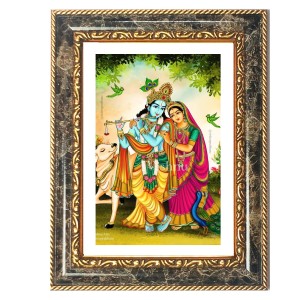 Krishna And Radhaa Decorative Photo Frame With White Mount | Premium Wall & Tabletop Picture Frame | Home, Office & Temple Decoration | 8x12 Inch (Pack Of 1) (F33208) Krishna And Radhaa Decorative Photo Frame With White Mount | Premium Wall & Tabletop Picture Frame | Home, Office & Temple Decoration | 8x12 Inch (Pack Of 1) (F33208)
