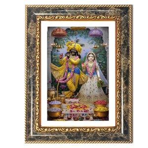 Radhaa Krishna Decorative Photo Frame With White Mount | Premium Wall & Tabletop Picture Frame | Home, Office & Temple Decoration | 8x12 Inch (Pack Of 1) (F31227) Radhaa Krishna Decorative Photo Frame With White Mount | Premium Wall & Tabletop Picture Frame | Home, Office & Temple Decoration | 8x12 Inch (Pack Of 1) (F31227)