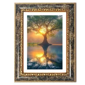 Tranquil Artwork Decorative Photo Frame With White Mount | Premium Wall & Tabletop Picture Frame | Home, Office & Temple Decoration | 10x14 Inch (Pack Of 1) (F32575) Tranquil Artwork Decorative Photo Frame With White Mount | Premium Wall & Tabletop Picture Frame | Home, Office & Temple Decoration | 10x14 Inch (Pack Of 1) (F32575)