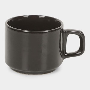 Hitech Sales 120 ml Stoneware Mug Black | Microwave Safe Ceramic Cup | Ideal for Daily Use Hitech Sales 120 ml Stoneware Mug Black | Microwave Safe Ceramic Cup | Ideal for Daily Use