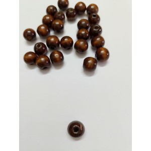 HiTechMArt 100pcs Wooden Beads – 12mm Round Loose Wood Beads for DIY Jewelry Making, Craft Projects, Hair Braiding & Decorations – Smooth Polished Finish (Dark Brown) HiTechMArt 100pcs Wooden Beads – 12mm Round Loose Wood Beads for DIY Jewelry Making, Craft Projects, Hair Braiding & Decorations – Smooth Polished Finish (Dark Brown)
