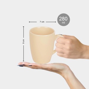 Stoneware Coffee Mug 280 ml – Durable Ceramic Cup for Hot Beverages – Microwave & Dishwasher Safe – Ideal for Coffee, Tea, Cocoa – Rustic Matte Finish (Biscuit) Stoneware Coffee Mug 280 ml – Durable Ceramic Cup for Hot Beverages – Microwave & Dishwasher Safe – Ideal for Coffee, Tea, Cocoa – Rustic Matte Finish (Biscuit)