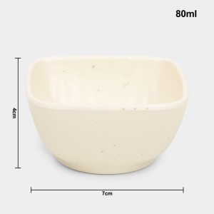 80ml Melamine Snacks Plate - (M1323) 80ml Melamine Snacks Plate - (M1323)