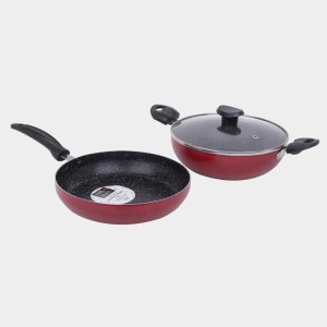 1 L Frypan, 1.5 L Kadhai Non-Stick Cook & Serveware - (M1413) 1 L Frypan, 1.5 L Kadhai Non-Stick Cook & Serveware - (M1413)