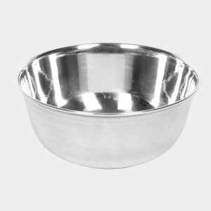 Steel Dinner Set 30 Pcs Bowl: 5 X 11 cm, Dish Bowl: 2 X 11 cm, Glass: 11 X 7 cm, Plate: 28 cm Dia., Spoon: 16 X 4 cm, 6 Bowls, 6 Dish Bowls, 6 Glasss, 6 Plates, 6 Spoons