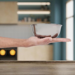 400 ml Stainless Steel Bowl, 2.2 X 6 in (Pack of 1)