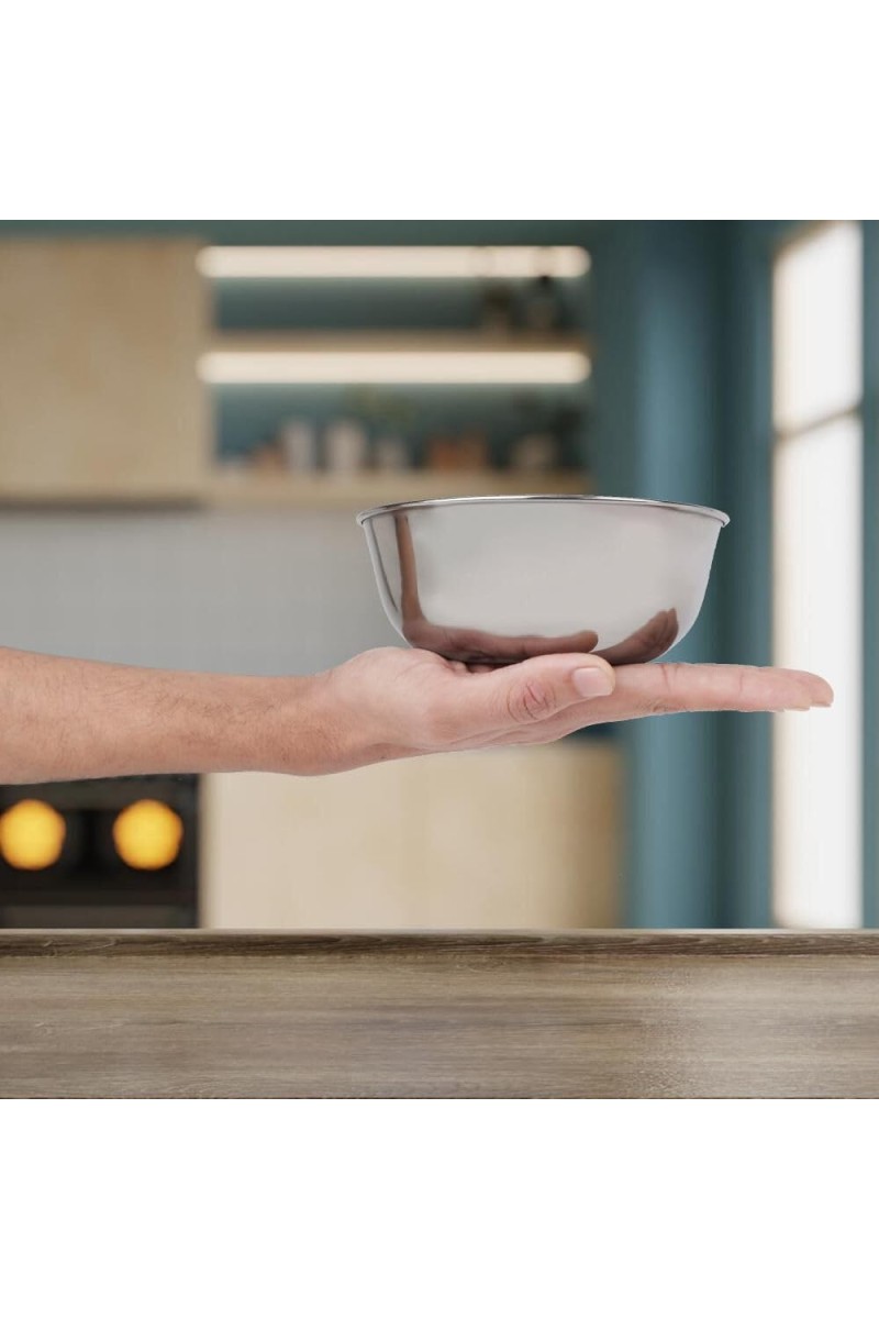 400 ml Stainless Steel Bowl, 2.2 X 6 in (Pack of 1)
