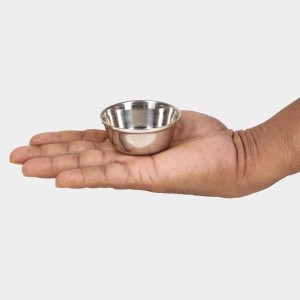 40 ml Steel Serving Bowl 6 X 2 cm (Pack of 1) 40 ml Steel Serving Bowl 6 X 2 cm (Pack of 1)