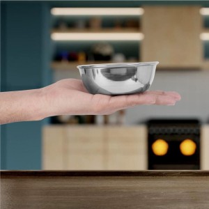 270 ml Stainless Steel Bowl, 4.5 X 11.5 cm (Pack of 1)