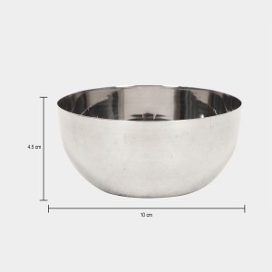300 ml Stainless Steel Serving Bowl, 1 0 X 4.5 cm (Pack of 1)