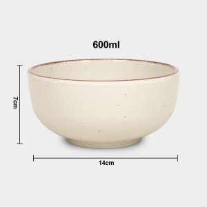 600 ml Melamine Bowl - (M1316)