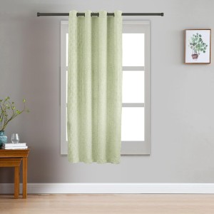 Home Beautiful 5 ft. Light Green Polyester Curtain - (M2821) Home Beautiful 5 ft. Light Green Polyester Curtain - (M2821)