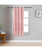 Home Beautiful 5 ft. Pink Polyester Curtain - (M2794)