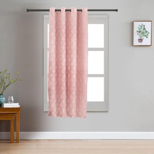 Home Beautiful 5 ft. Pink Polyester Curtain - (M2794) Home Beautiful 5 ft. Pink Polyester Curtain - (M2794)