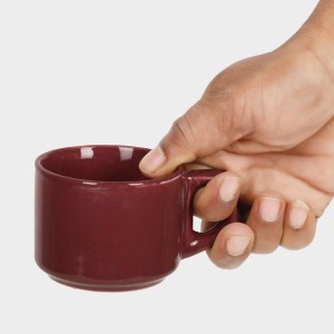 Hitech Sales 100 ml Stoneware Cup Brown | Microwave Safe Ceramic Cup | Ideal for Daily Use Hitech Sales 100 ml Stoneware Cup Brown | Microwave Safe Ceramic Cup | Ideal for Daily Use