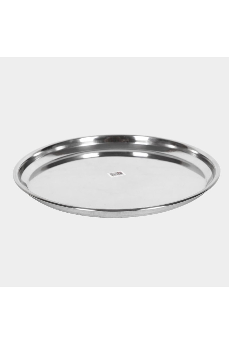 Steel Meal Set Bowl: 9 X 4 cm, Plate: 25 cm Dia., Tumbler: 7 X 11 cm, 1Bowl, 1Plate, 1Tumbler