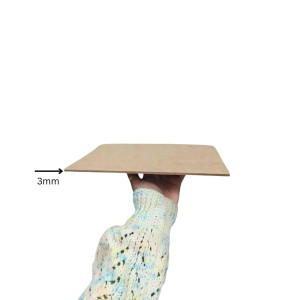 MDF Board Sheets 3 mm for Arts & Crafts | Premium Plain MDF Wood Sheets for Painting, Resin Art, Mandala, Pyrography, Decoupage & DIY Projects | 13 x 15 Inch | Pack of 10