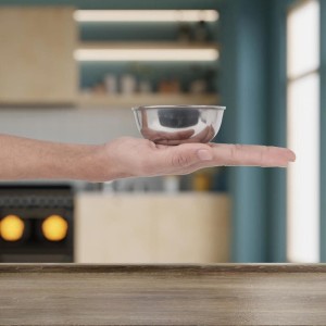 Stainless Steel Bowl, 1 .5 X 4 in (Pack of 1) Stainless Steel Bowl, 1 .5 X 4 in (Pack of 1)