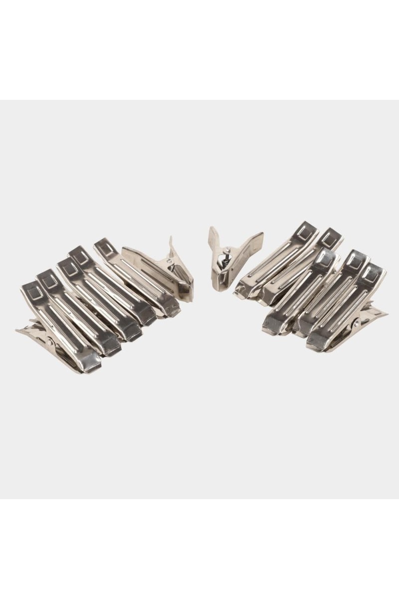Steel Cloth Clips-Set of 15, 1 2