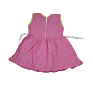 Cotton Sleeveless Baby Girl Frock for 0-9 Months – Soft & Comfortable Dress for Newborns & Infants (2, Pink) Cotton Sleeveless Baby Girl Frock for 0-9 Months – Soft & Comfortable Dress for Newborns & Infants (2, Pink)