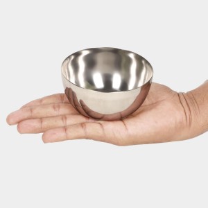 250 ml Steel Serving Bowl 9.5 X 4.5 cm (Pack of 1) 250 ml Steel Serving Bowl 9.5 X 4.5 cm (Pack of 1)