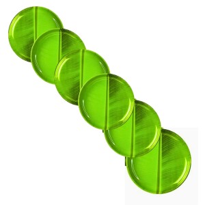 Round Plate | Banana Green Leaf Design Serving Plate for Puja, Prasad & Traditional Dining Festive & Daily Use (Set of 6). Round Plate | Banana Green Leaf Design Serving Plate for Puja, Prasad & Traditional Dining Festive & Daily Use (Set of 6).
