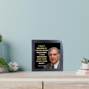 Hitech Sales Ratan Tata's Quotes Wall Frames, Motivational Inspirational Quotes Wall Framed Posters for Room, Office, Study Desk, Decor (Tabletop, Square – 10.10 x 10.10 inches Frame, Black) Hitech Sales Ratan Tata's Quotes Wall Frames, Motivational Inspirational Quotes Wall Framed Posters for Room, Office, Study Desk, Decor (Tabletop, Square – 10.10 x 10.10 inches Frame, Black)