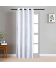Home Beautiful 7ft. Light Blue Polyester Curtain - (M2749) Home Beautiful 7ft. Light Blue Polyester Curtain - (M2749)