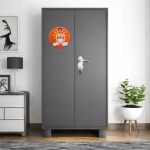 Stainless Steel Round Anukul Thakur Fridge Magnet | Devotional & Decorative Refrigerator Magnet for Home & Office | Pack of 1 Stainless Steel Round Anukul Thakur Fridge Magnet | Devotional & Decorative Refrigerator Magnet for Home & Office | Pack of 1