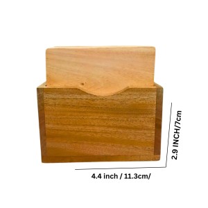 Wooden Square Coaster Set with Holder | Premium Solid Wood Tea & Coffee Coasters for Hot & Cold Drinks, Table Protection | Set of 5 (Squre) Wooden Square Coaster Set with Holder | Premium Solid Wood Tea & Coffee Coasters for Hot & Cold Drinks, Table Protection | Set of 5 (Squre)