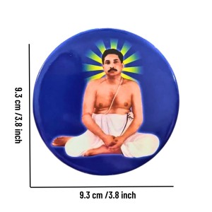 Devotional Saint Guru Round Fridge Magnet Set | Religious Refrigerator Magnets for Home, Office & Temple Decor Set (2 Pieces) Devotional Saint Guru Round Fridge Magnet Set | Religious Refrigerator Magnets for Home, Office & Temple Decor Set (2 Pieces)