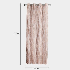 Home Beautiful 5ft. Brown Printed Eyelet Curtains - (M2859) Home Beautiful 5ft. Brown Printed Eyelet Curtains - (M2859)